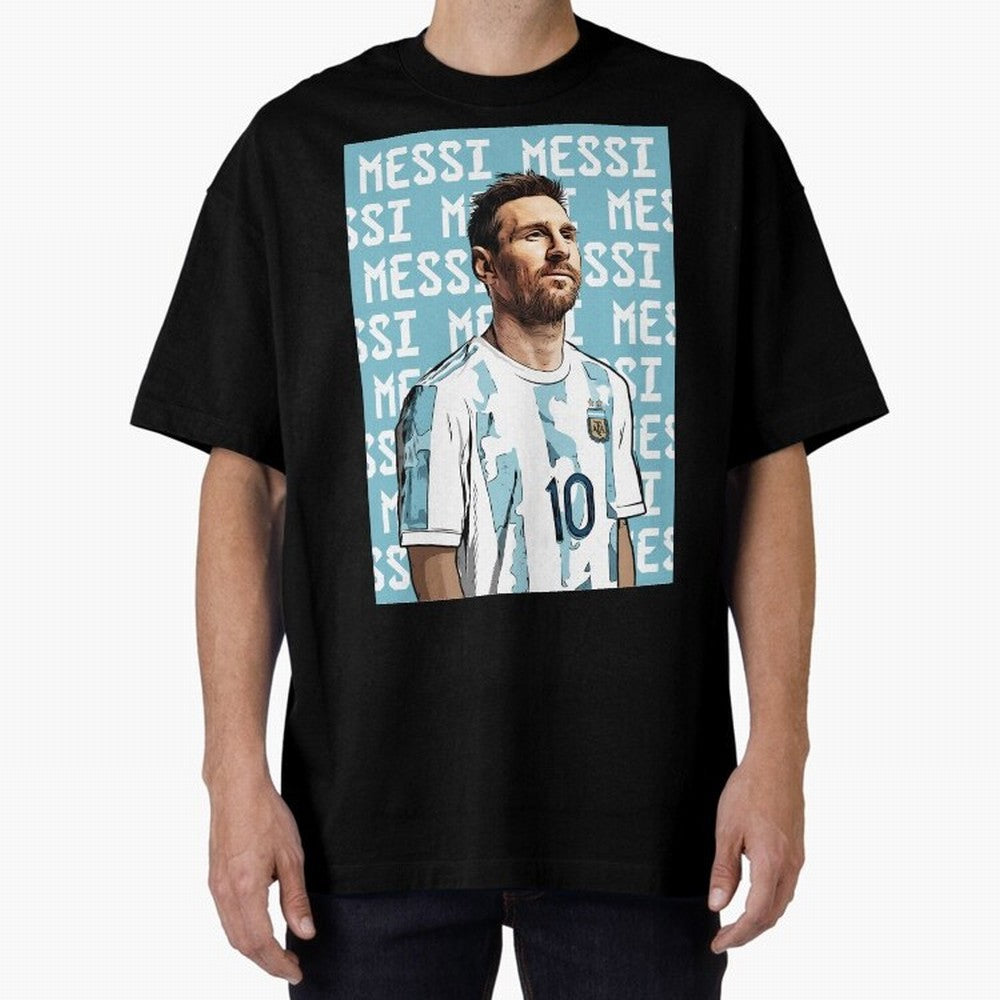 Lionel Messi Premium T-Shirt Support the FIFA World Cup 2026 Group Stage Journey through CR7 and Messi Highlights, Spain Pride, Championship Spirit, Famous Goals, Roaring Crowds and International Football Unity; Ideal for Fans Who Follow Messi,