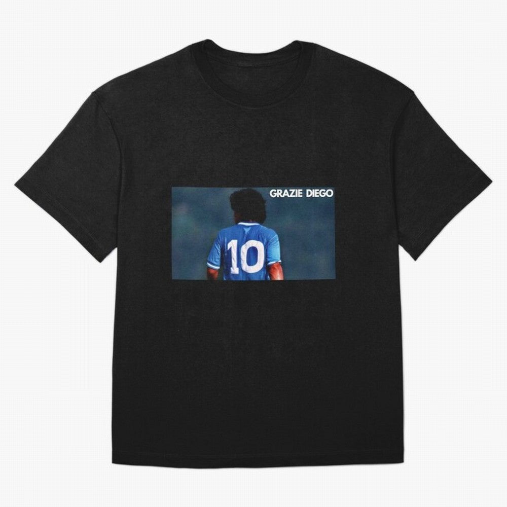 GRAZIE DIEGO! Classic T-Shirt Show Your Stadium Side during FIFA World Cup 2026 Group Stage for Fans of Messi and Argentina, France and Brazil, Bringing Champion Mindset, Group Stage Buzz, Knockout Tension and Passionate Fan Culture; Great for