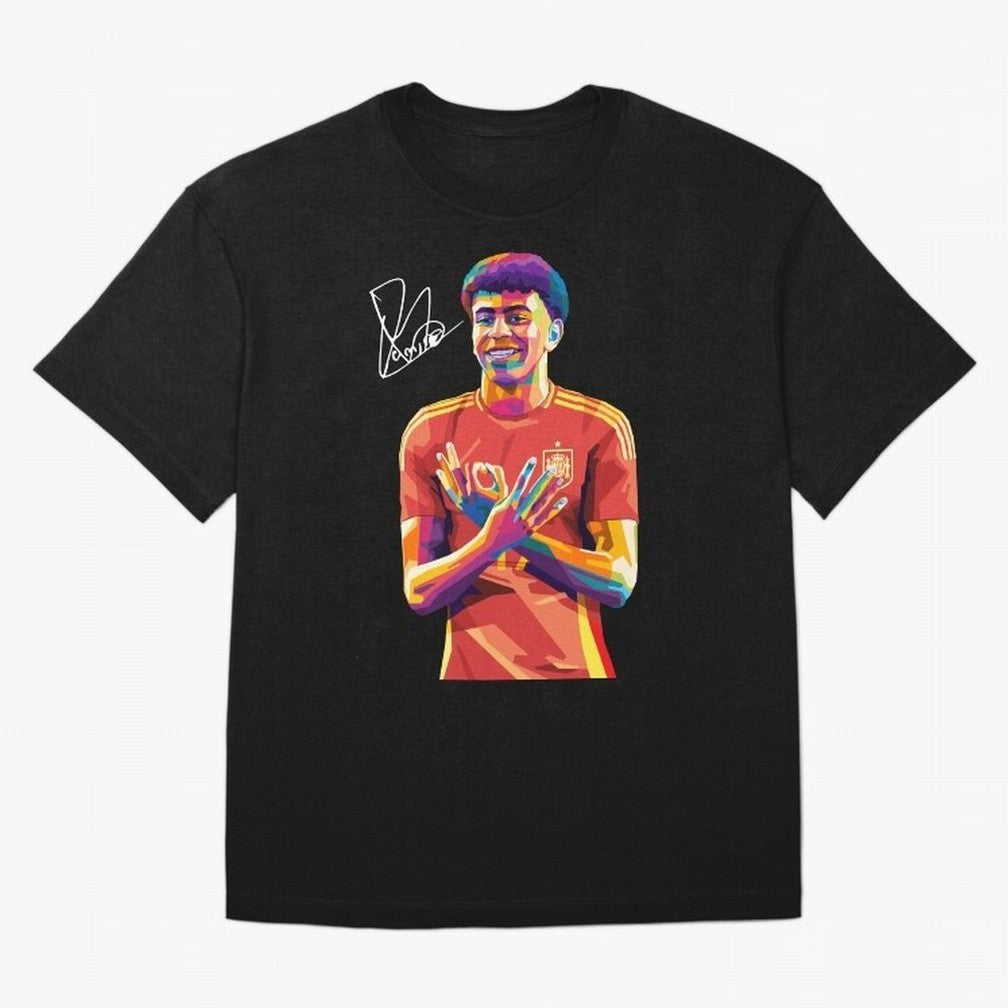 Lamine Yamal Wpap Pop Art Classic T-Shirt Bring Bold Fan Energy to FIFA World Cup 2026 USA Canada Mexico for Fans of CR7 and Netherlands, Bringing Supporter Pride, Iconic Celebrations, Legendary Names and Global Match Day Energy; Ideal for