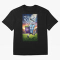Messi 10 & Mate Magic ¨C The Soul of Argentine Football - Argentina Football Mate Mascot - Messi 10 Soccer Fan Art Oversized T-Shirt Bring Supporter Culture to Match Day Hype around FIFA World Cup 2026 USA Canada Mexico, CR7 and Messi, France and