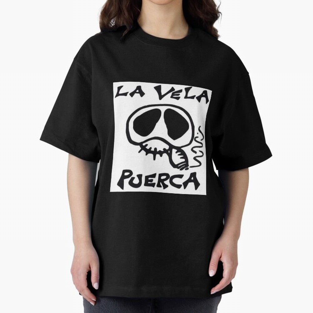 THE CANDLE PUERCA ROCK Oversized T-Shirt Celebrate the Magic of Global Football Passion for FIFA World Cup 2026, Celebrating Cristiano Ronaldo, Spain, Supporter Pride, Iconic Celebrations, Legendary Names and Global Match Day Energy; Created for