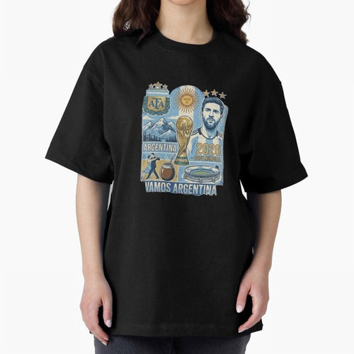 Argentina 2026 ¨C Copa Mundial Spirit Classic T-Shirt Experience Match Day Hype around FIFA World Cup 2026 Group Stage, Messi, Neymar and Mbappe, Germany, Sports Nostalgia, International Competition, Famous Players and Unforgettable Victories;