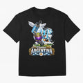 Cancha & Mate Dreams ¨C Argentina Football Heritage - Argentina Football Mate Mascot - Messi 10 Soccer Fan Art Classic T-Shirt Create FIFA World Cup 2026 Group Stage for Fans of Haaland and Portugal, Spain and Germany, Bringing Championship Spirit,