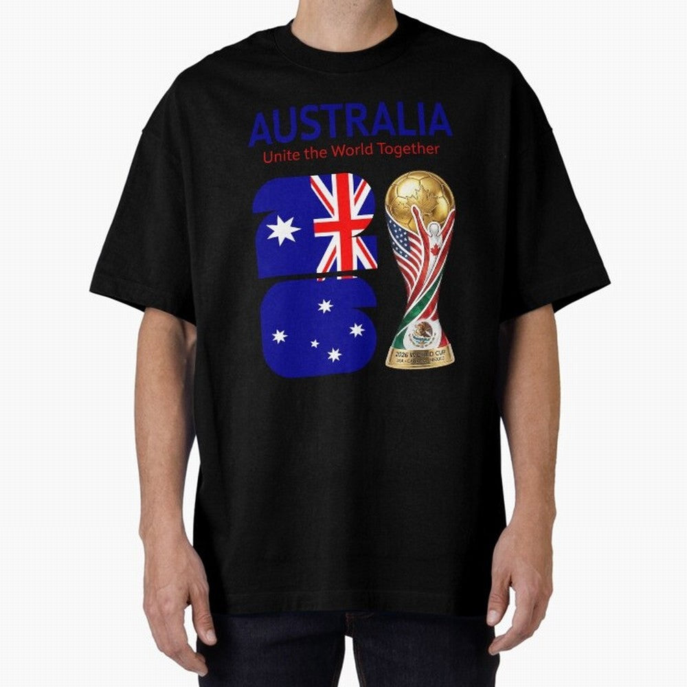 World Cup 2026, AUSTRALIA Classic T-Shirt Turn Every Weekend Toward FIFA World Cup 2026 for Fans of Haaland and Mbappe and Argentina, France and Brazil, Bringing Sports Nostalgia, International Competition, Famous Players and Unforgettable