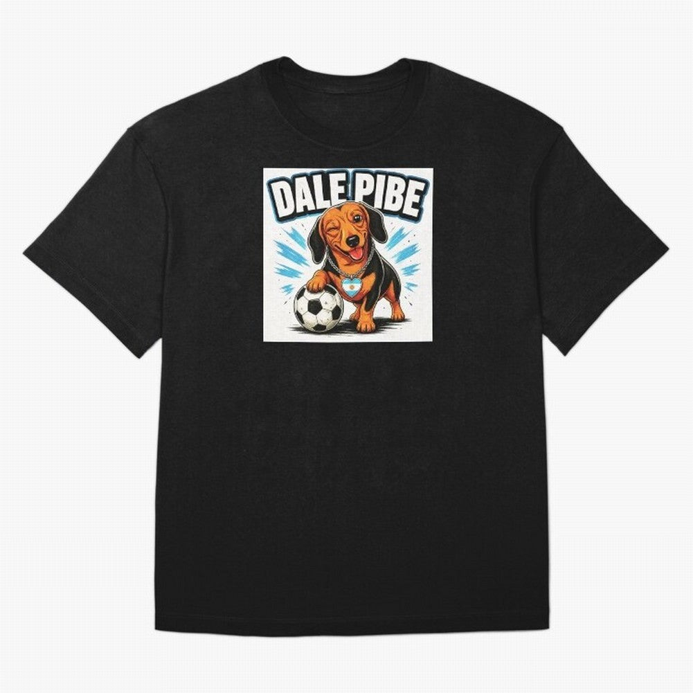 Argentine Soccer Dachshund - Dale Pibe Classic T-Shirt Bring Champion Energy into FIFA World Cup 2026 USA Canada Mexico for Fans of Messi and Cristiano Ronaldo and England, France and Netherlands, Bringing Championship Spirit, Famous Goals, Roaring
