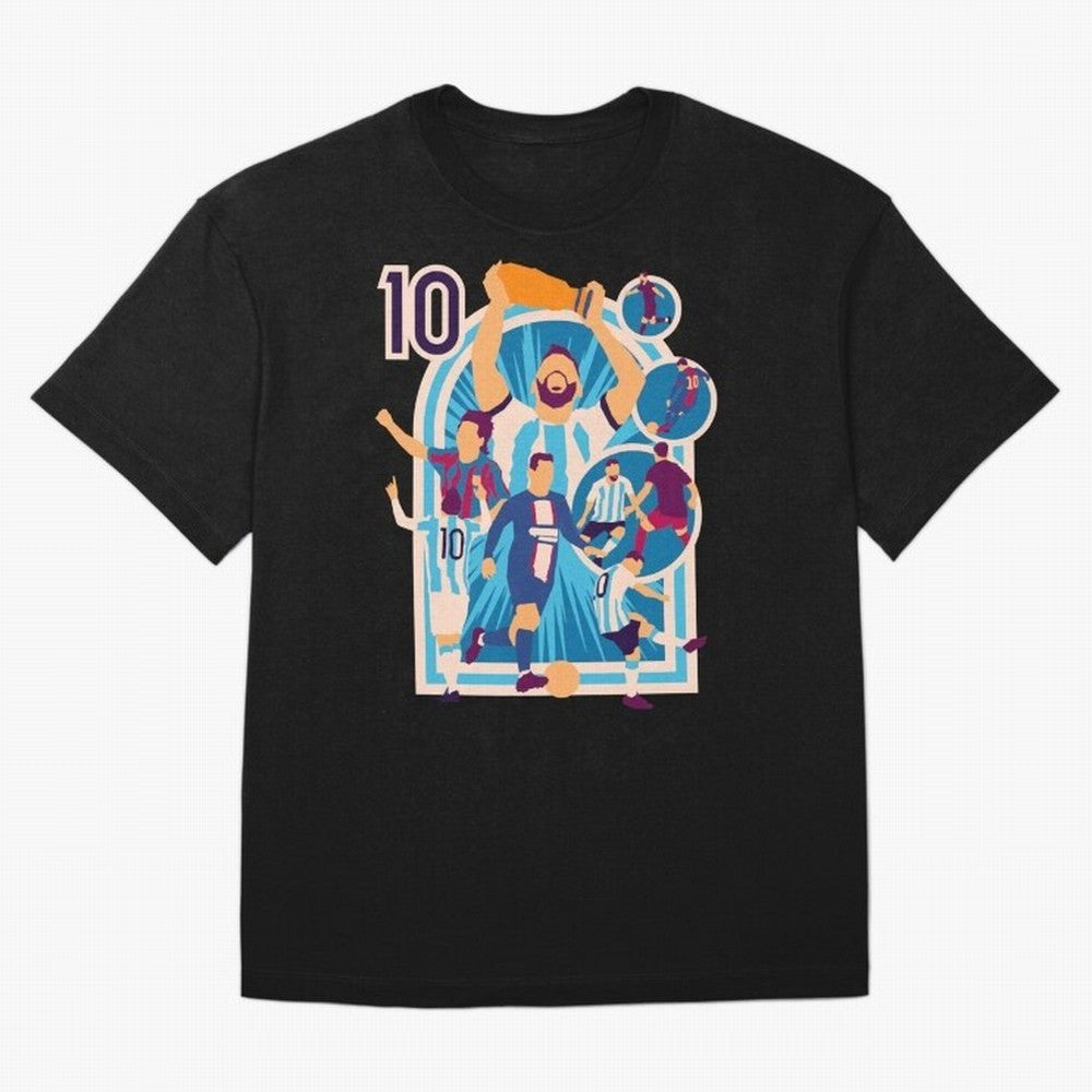 Messi - The Goat Classic T-Shirt Showcase FIFA World Cup 2026 Group Stage for Fans of Mbappe and Neymar and Brazil, Bringing Football History, Final Match Energy, Crowd Noise and Once in a Lifetime Moments; Made for Die Hard Supporters, Soccer