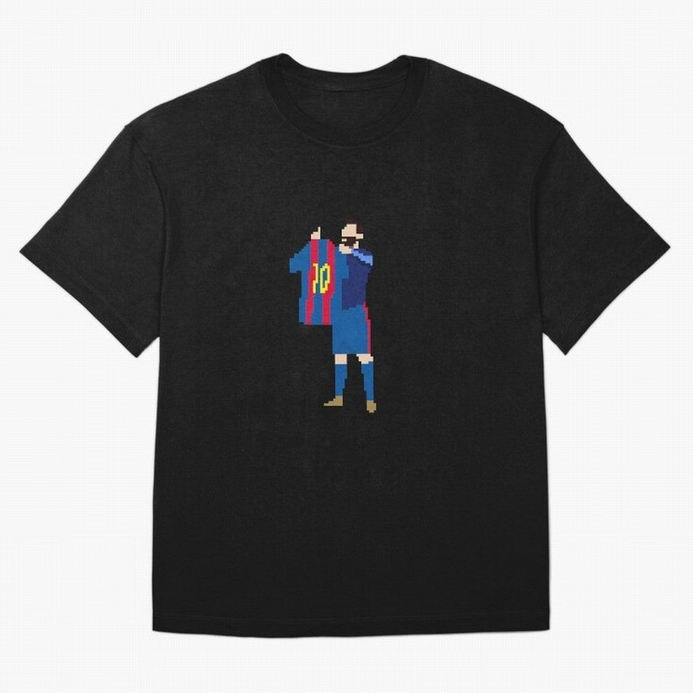 Messi Iconic Celebration Pixel Classic T-Shirt Join Supporters Worldwide for FIFA World Cup 2026 Centered on Mbappe, France Energy, Stadium Memories, Football Loyalty, International Chants and Championship Tradition; Perfect for Supporters Who Want