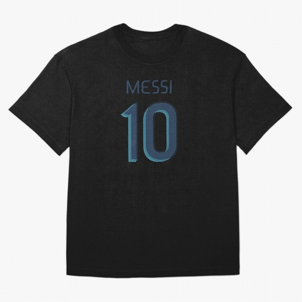 Messi 10 Oversized T-Shirt Show Match Day Excitement for Match Day Hype around FIFA World Cup 2026, Messi, CR7 and Mbappe, Brazil, Portugal and Argentina, Championship Spirit, Famous Goals, Roaring Crowds and International Football Unity; Perfect