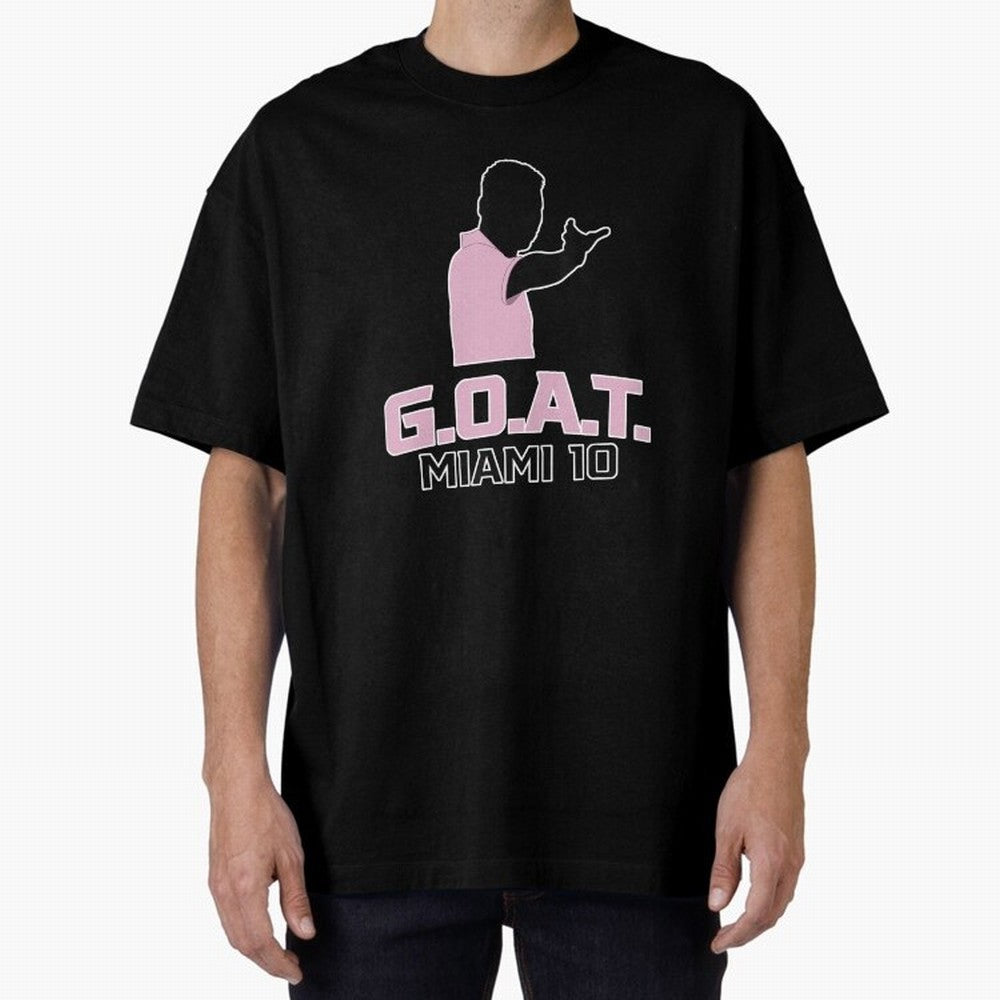 GOAT - MIAMI 10 Classic T-Shirt Honor Champions and Dreams in Match Day Hype around FIFA World Cup 2026, Cristiano Ronaldo, Haaland and CR7, Argentina, France and Brazil, Tournament Hype, Historic Matchups, Family Viewing Parties and Global Sports