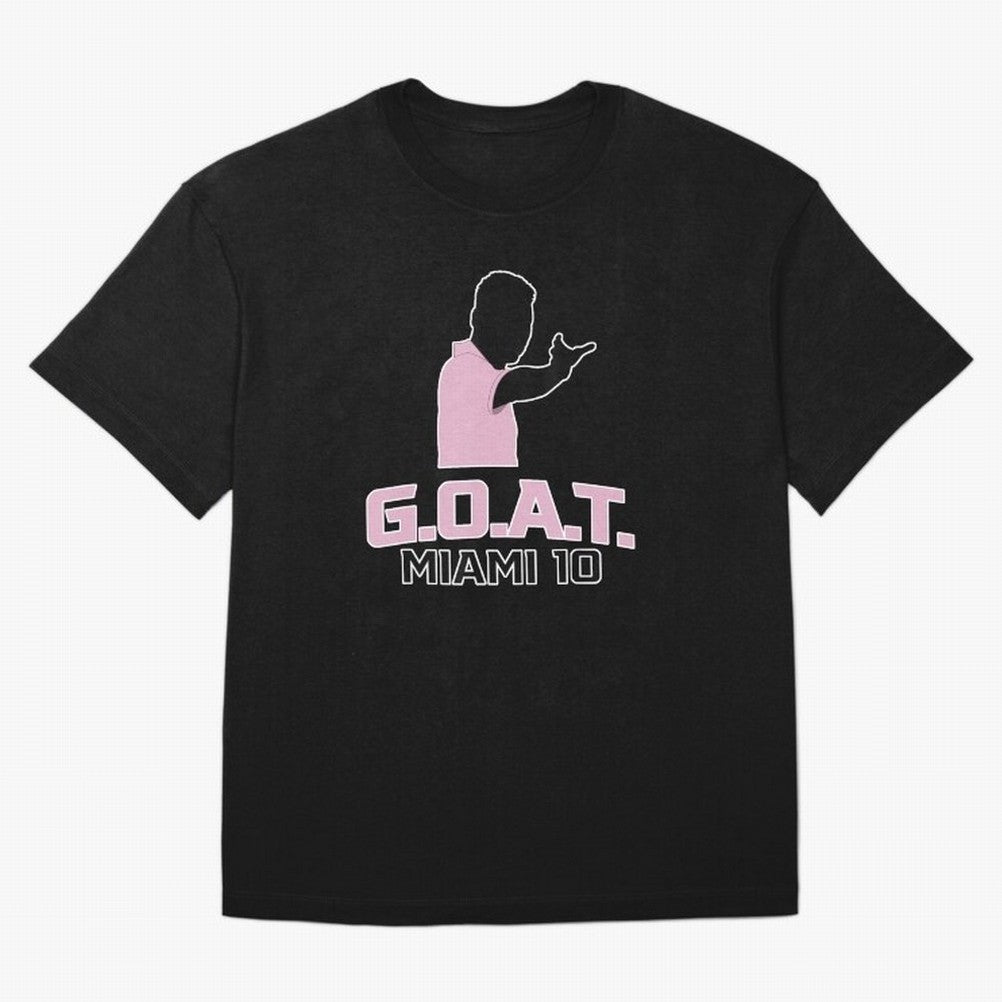 GOAT - MIAMI 10 Classic T-Shirt Honor Champions and Dreams in Match Day Hype around FIFA World Cup 2026, Cristiano Ronaldo, Haaland and CR7, Argentina, France and Brazil, Tournament Hype, Historic Matchups, Family Viewing Parties and Global Sports