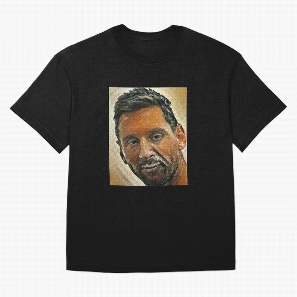 Messi Oversized T-Shirt Celebrate Classic Football Spirit in FIFA World Cup 2026 USA Canada Mexico for Fans of Haaland and Mbappe and England, Bringing Football Festival Excitement, Trophy Ambitions, Country Rivalries and Star Player Buzz; Made for