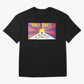 Free Tibet Movement Oversized T-Shirt Stand Out with Spirit from FIFA World Cup 2026 Group Stage for Fans of Cristiano Ronaldo, Haaland and CR7 and France and Portugal, Bringing Goal Celebration Energy, Supporter Heritage, Football Icons and