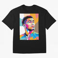 Jude Bellingham in WPAP Style Classic T-Shirt Make Your Look Match Match Day Hype around FIFA World Cup 2026 Group Stage, Cristiano Ronaldo, Brazil, Supporter Pride, Iconic Celebrations, Legendary Names and Global Match Day Energy; Perfect for