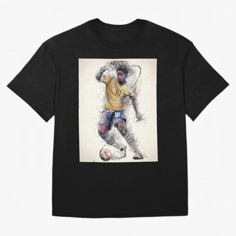 Ronaldinho Classic T-Shirt Honor FIFA World Cup 2026 USA Canada Mexico for Fans of CR7 and Brazil, Portugal and Argentina, Bringing Tournament Hype, Historic Matchups, Family Viewing Parties and Global Sports Pride; Created for Match Day Parties,