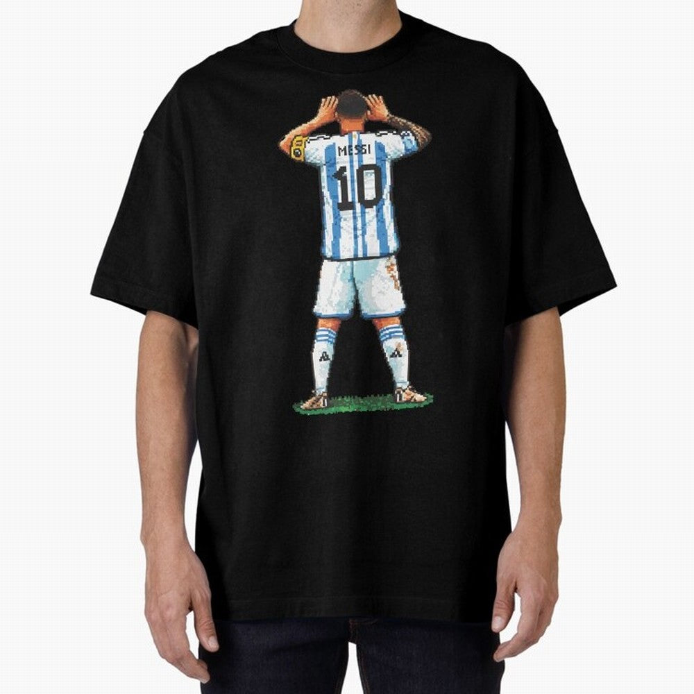 Pixelated Messi Topo Gigio Classic T-Shirt Support the Legends of FIFA World Cup 2026 Group Stage Spirit, Driven by Netherlands, CR7, Stadium Chants, National Pride, Trophy Dreams and Unforgettable Football Memories; Ideal for Football Dads,