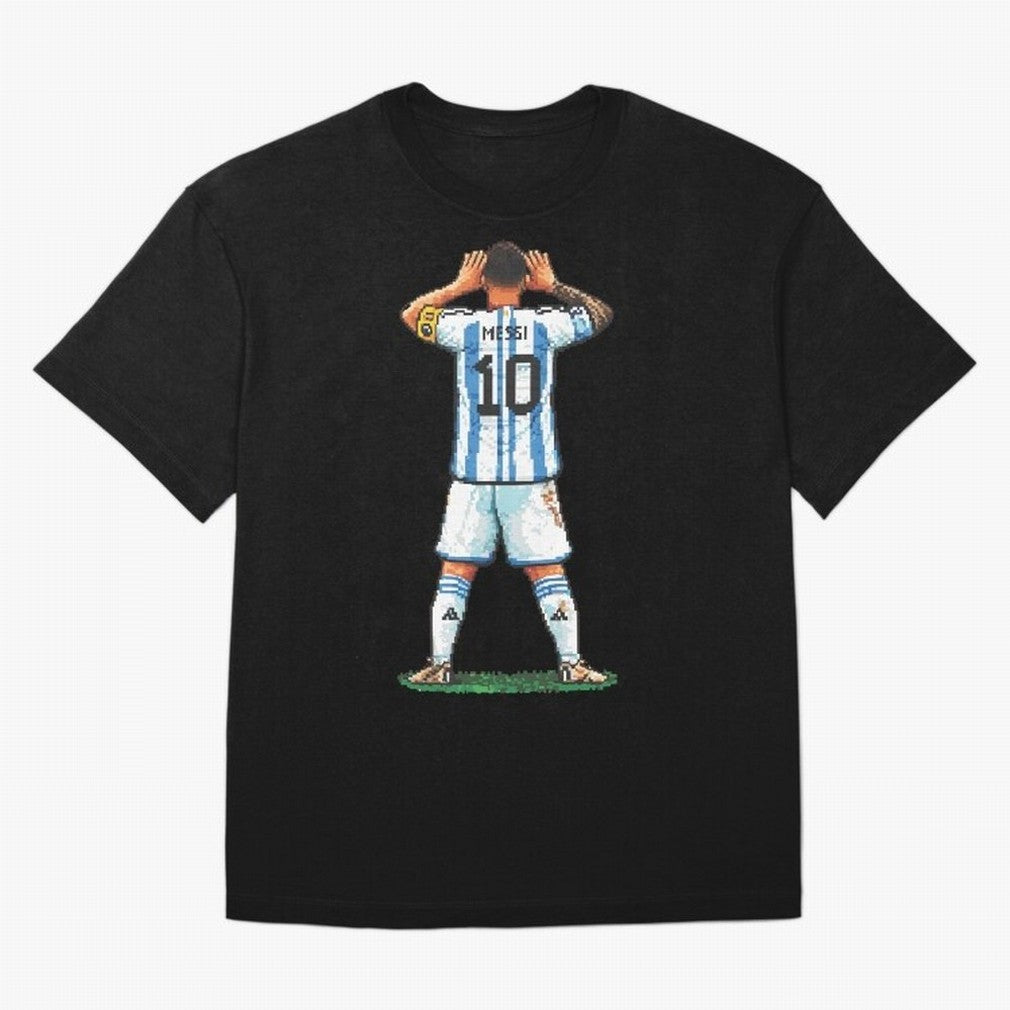 Pixelated Messi Topo Gigio Classic T-Shirt Support the Legends of FIFA World Cup 2026 Group Stage Spirit, Driven by Netherlands, CR7, Stadium Chants, National Pride, Trophy Dreams and Unforgettable Football Memories; Ideal for Football Dads,