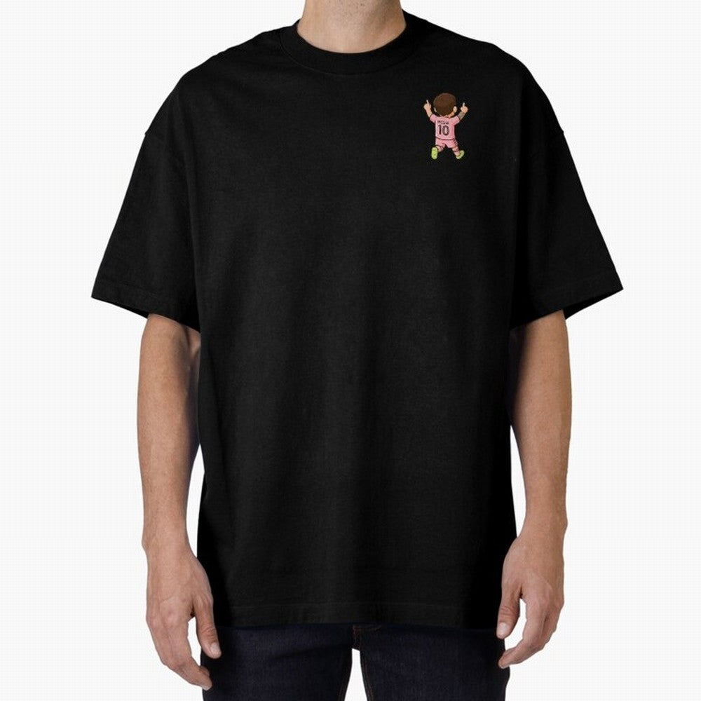 LEO MESSI MIAMI CELEBRATION BACK | CHIBI STICKER Classic T-Shirt Fuel Your Fan Pride for Match Day Hype around FIFA World Cup 2026, CR7 and Messi, Spain, Football History, Final Match Energy, Crowd Noise and Once in a Lifetime Moments; Made for