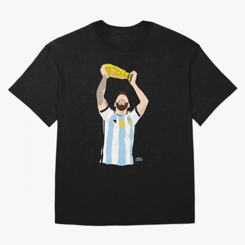 World Champion Messi Classic T-Shirt Celebrate Football Heritage in Global Football Passion for FIFA World Cup 2026 Group Stage, Celebrating Haaland and Mbappe, England, France and Netherlands, Vintage Soccer Flavor, Modern Football Stars, National