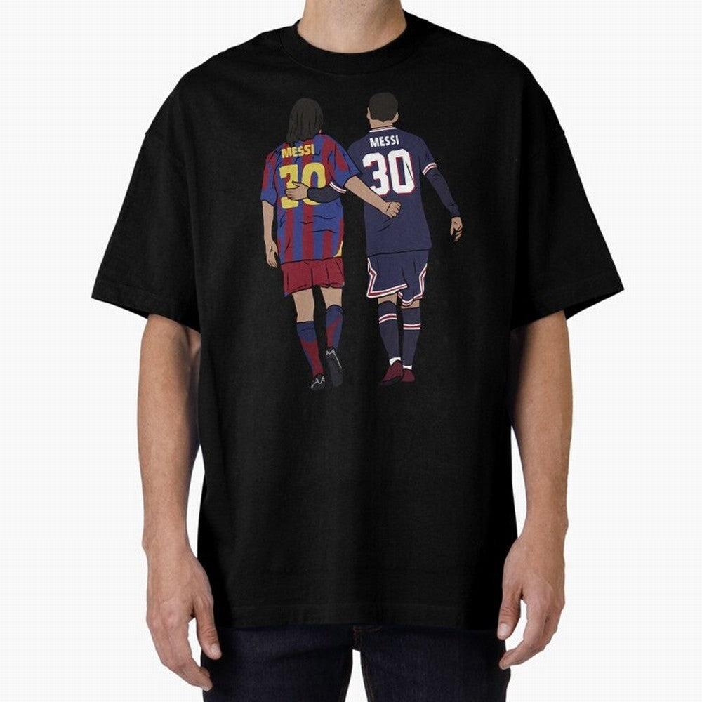 Young Messi and Old Messi Essential T-Shirt Fuel the Hype around Global Football Passion for FIFA World Cup 2026, Made for Messi and Cristiano Ronaldo, England and Germany, Fan Favorite Moments, National Team Passion, Big Match Drama and Soccer
