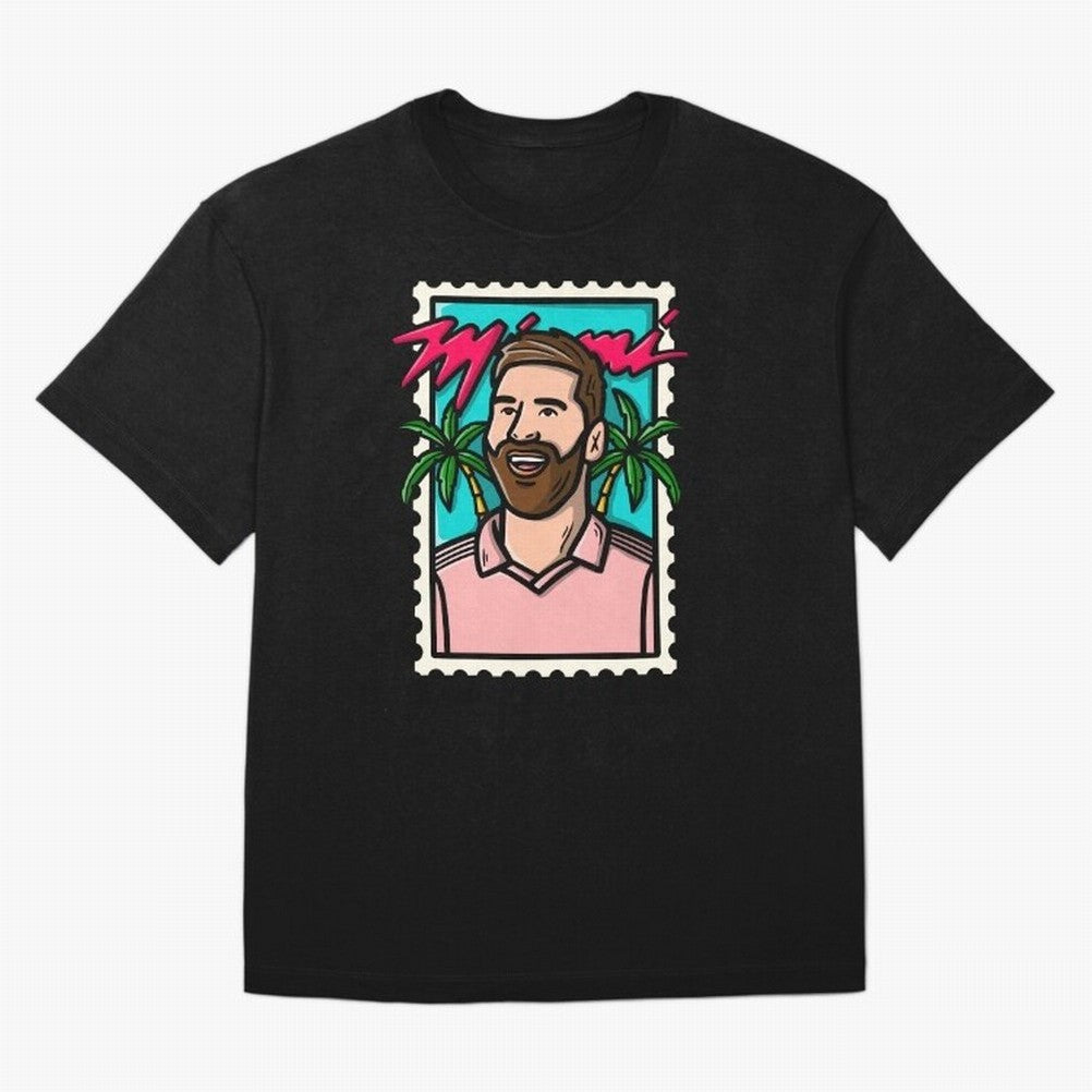 Leo - Miami Classic T-Shirt Celebrate the Magic of Global Football Passion for FIFA World Cup 2026 USA Canada Mexico, Centered on Mbappe and Neymar, England, France and Netherlands, Global Supporter Spirit, Legendary Goals, National Colors and