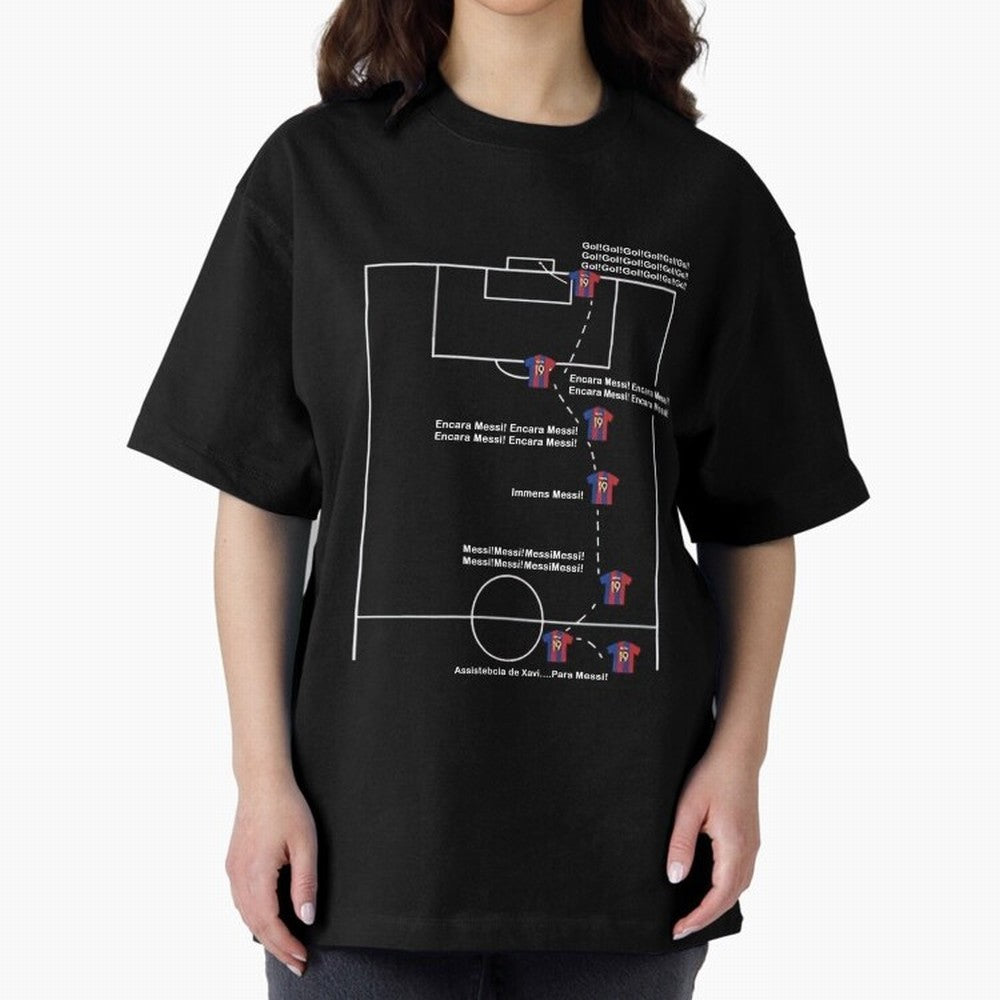 Encara messi gol gol gol Oversized T-Shirt Make Your Look Match FIFA World Cup 2026 for Fans of Neymar, Haaland and Cristiano Ronaldo and England, Bringing Goal Celebration Energy, Supporter Heritage, Football Icons and Worldwide Tournament Joy;
