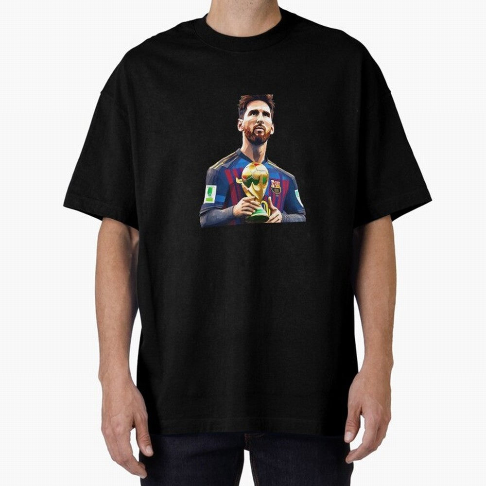 Messi World Cup with Barcelona Jersey Art Gift Classic T-Shirt Join Supporters Worldwide for FIFA World Cup 2026 Group Stage for Fans of Mbappe and Neymar and England, France and Netherlands, Bringing Champion Mindset, Group Stage Buzz, Knockout