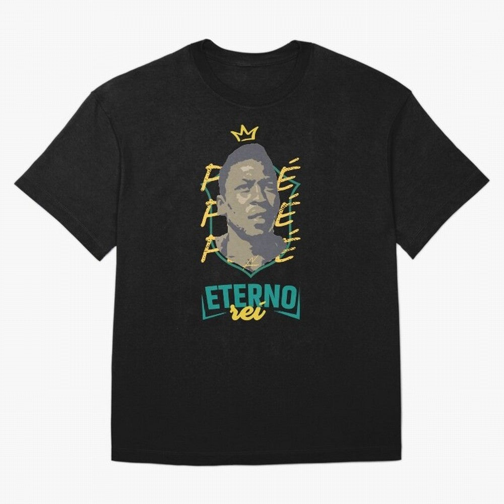 Messi and Neymar wearing a Pele t-shirt - Pel¨¦ Eterno - Pele Forever Rei Classic T-Shirt Bring Trophy Dreams to Match Day Hype around FIFA World Cup 2026 USA Canada Mexico, Messi, England, Supporter Pride, Iconic Celebrations, Legendary Names and