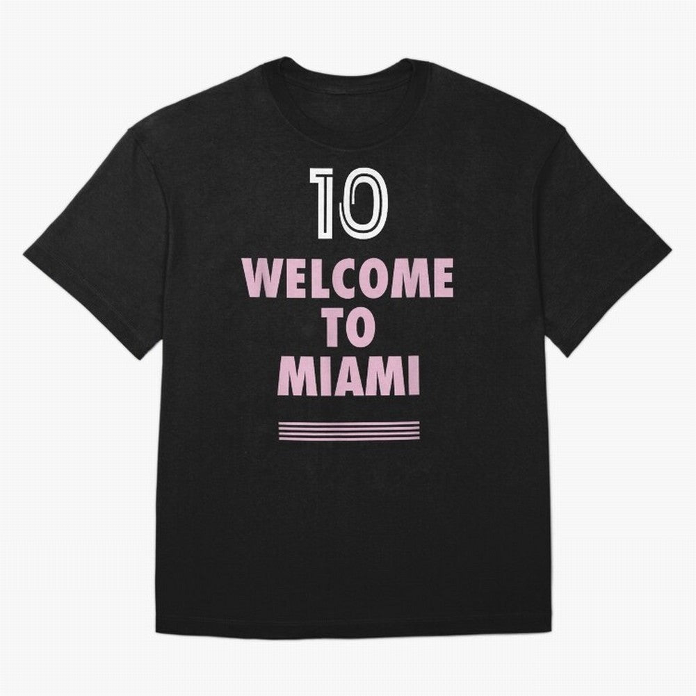 Welcome to Miami 10 - GOAT Classic T-Shirt Bring Legendary Rivalry Energy to FIFA World Cup 2026 Group Stage Spirit, Built around Germany, Mbappe and Neymar, Retro Football Energy, Iconic Rivalries, Trophy Chase Drama and Stadium Atmosphere; Ideal