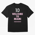 Welcome to Miami 10 - GOAT Classic T-Shirt Bring Legendary Rivalry Energy to FIFA World Cup 2026 Group Stage Spirit, Built around Germany, Mbappe and Neymar, Retro Football Energy, Iconic Rivalries, Trophy Chase Drama and Stadium Atmosphere; Ideal
