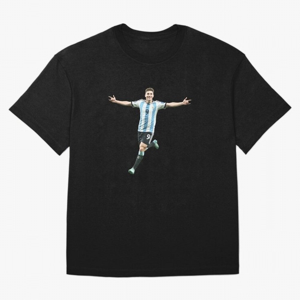 Julian Alvarez Classic T-Shirt Carry the Dream of Global Football Passion for FIFA World Cup 2026 Group Stage, Celebrating CR7 and Messi, France and Portugal, Global Supporter Spirit, Legendary Goals, National Colors and Tournament Celebration;