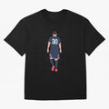 Leo Messi France Football Player Oversized T-Shirt Celebrate Golden Goal Energy in FIFA World Cup 2026 Group Stage for Fans of Messi and Cristiano Ronaldo and Argentina, Bringing Match Day Excitement, Supporter Culture, Golden Goals and Global