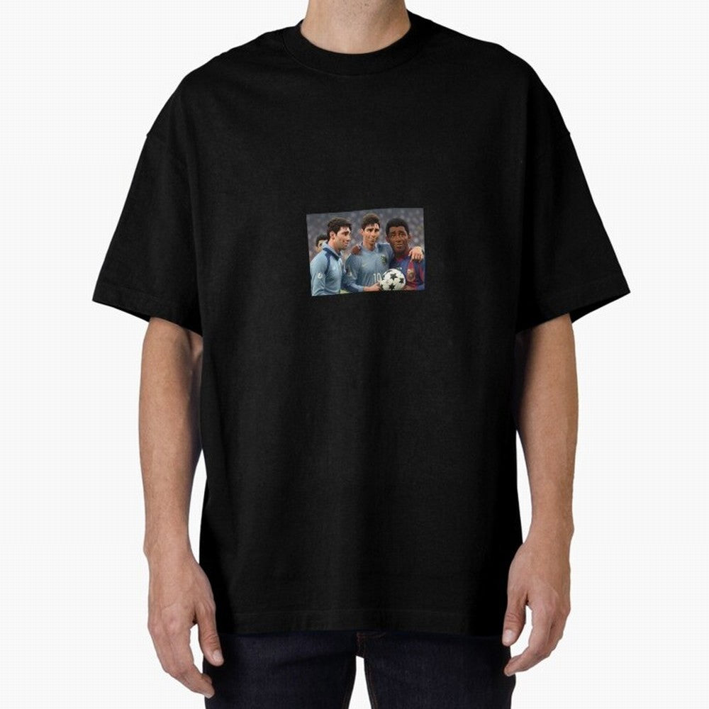 History Oversized T-Shirt Unlock the FIFA World Cup 2026 Journey through Haaland and Mbappe Highlights, France Pride, Vintage Soccer Flavor, Modern Football Stars, National Flags and Final Night Emotion; Created for Match Day Parties, Soccer Gifts,