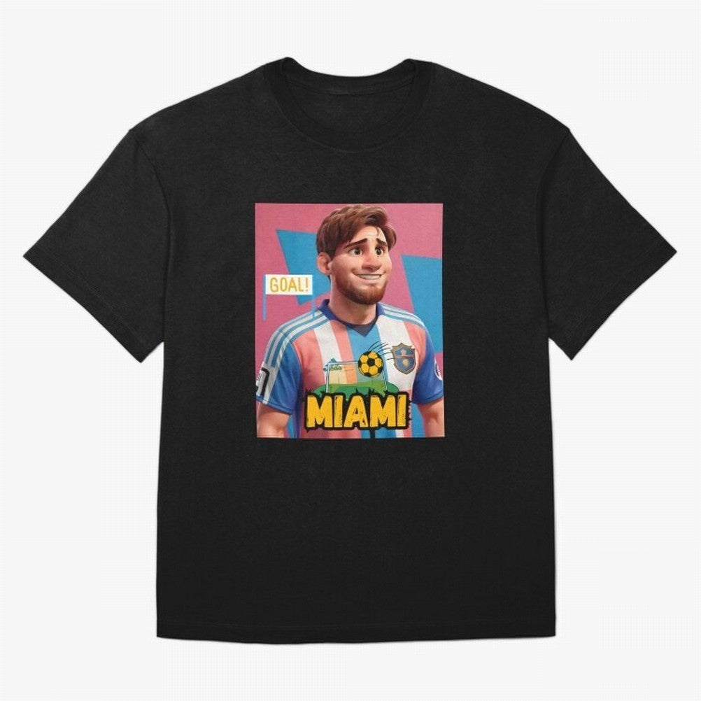 Messi FC Inter Miami Vintage T-shirt, Vintage Messi Football T Shirt, Vintage Soccer Sport Unisex Graphic Tee Classic T-Shirt Join Supporters Worldwide for Match Day Hype around FIFA World Cup 2026, Neymar, Brazil, Football History, Final Match