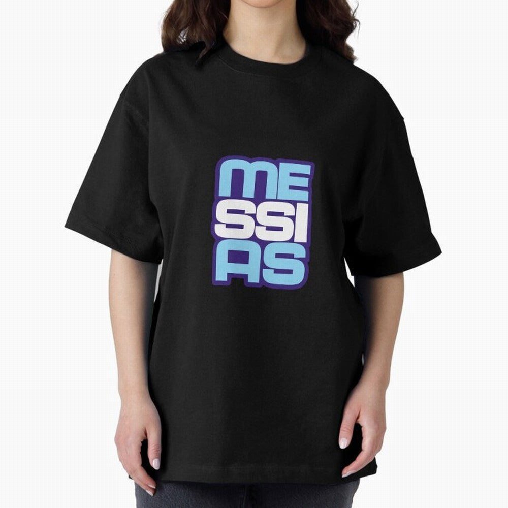 Light blue and white Messias Classic T-Shirt Fuel Global Football Passion for FIFA World Cup 2026 Group Stage, Centered on Neymar, Haaland and Cristiano Ronaldo, Brazil, Championship Spirit, Famous Goals, Roaring Crowds and International Football