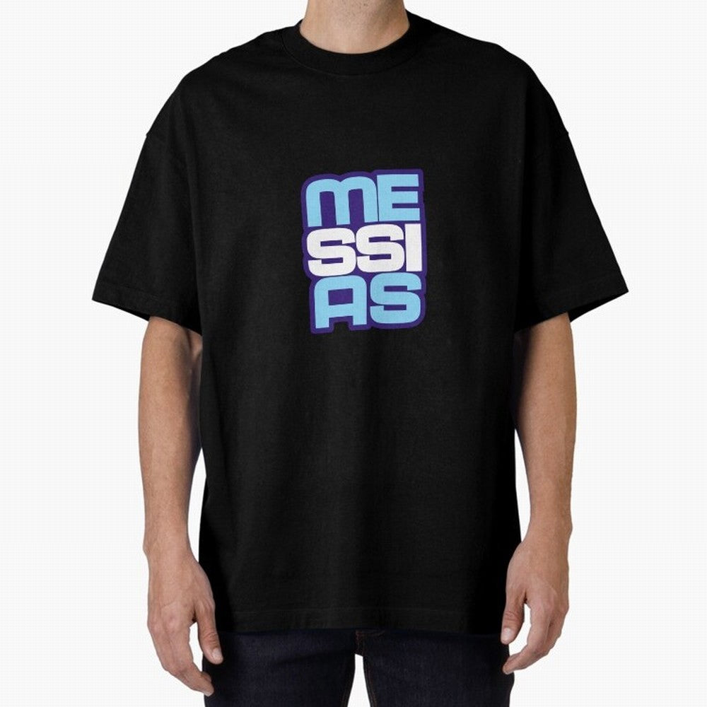 Light blue and white Messias Classic T-Shirt Fuel Global Football Passion for FIFA World Cup 2026 Group Stage, Centered on Neymar, Haaland and Cristiano Ronaldo, Brazil, Championship Spirit, Famous Goals, Roaring Crowds and International Football