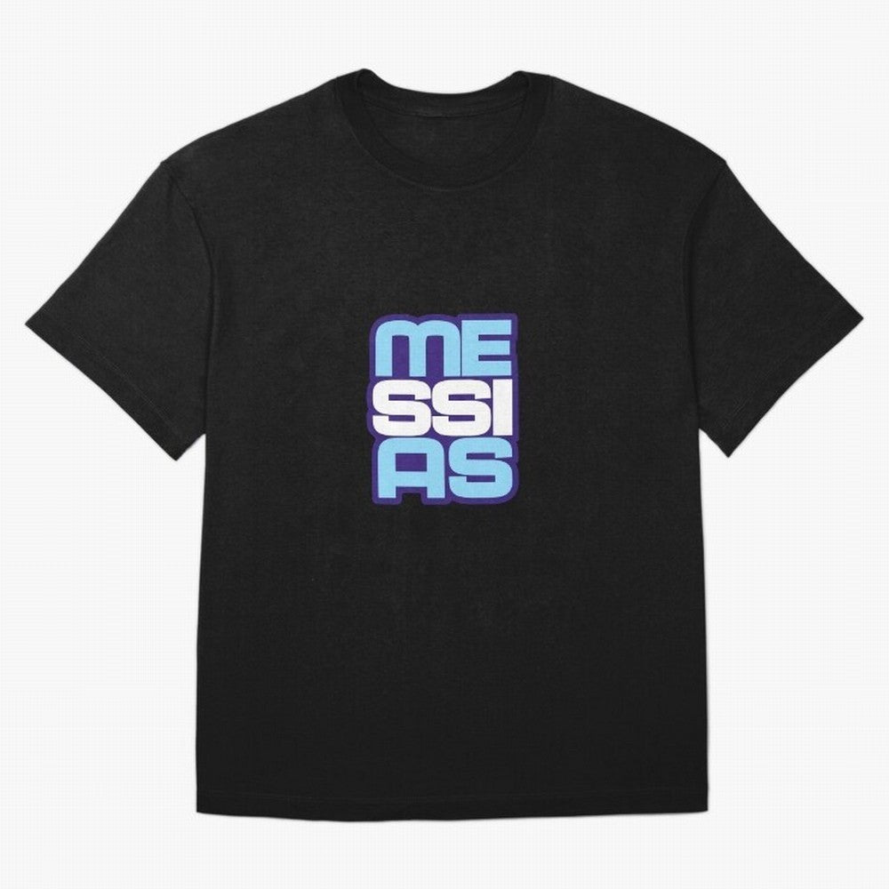 Light blue and white Messias Classic T-Shirt Fuel Global Football Passion for FIFA World Cup 2026 Group Stage, Centered on Neymar, Haaland and Cristiano Ronaldo, Brazil, Championship Spirit, Famous Goals, Roaring Crowds and International Football