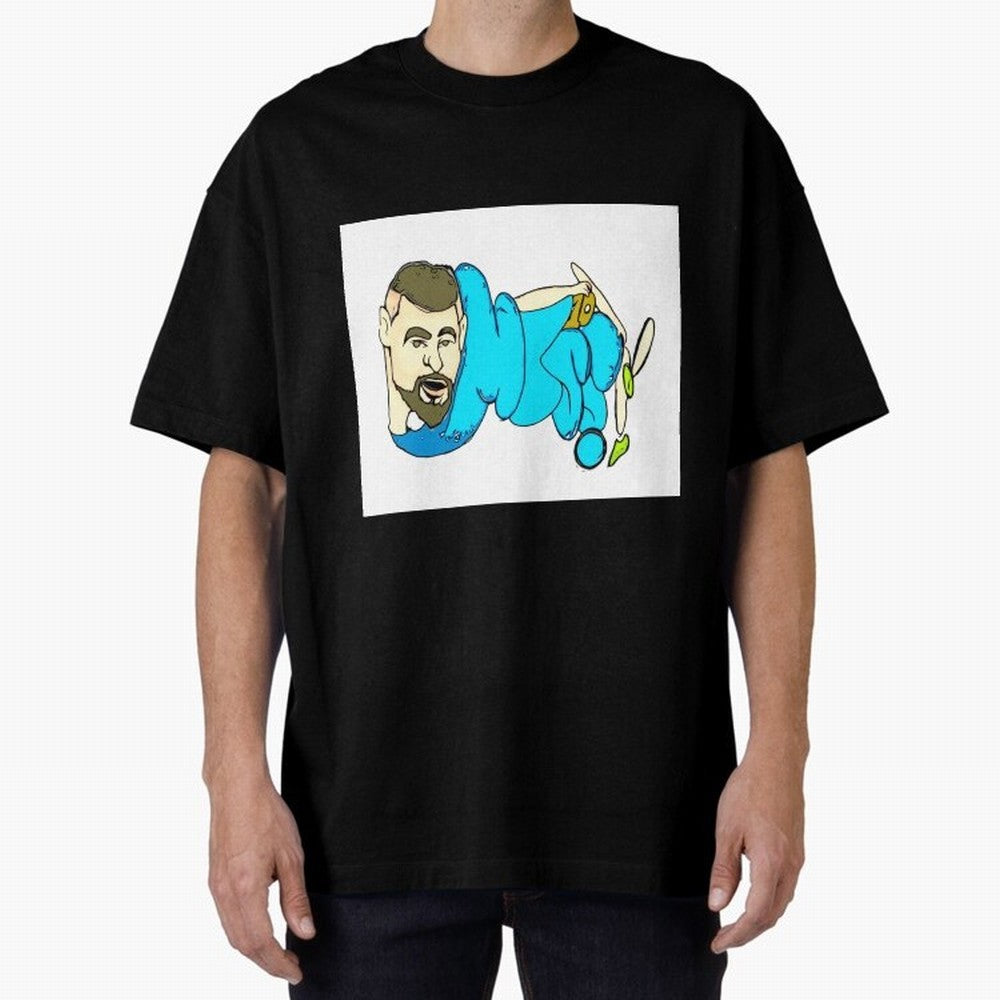 Mesi Oversized T-Shirt Celebrate Football Heritage in Global Football Passion for FIFA World Cup 2026 Group Stage, Connected to Haaland, England, France and Netherlands, Global Supporter Spirit, Legendary Goals, National Colors and Tournament