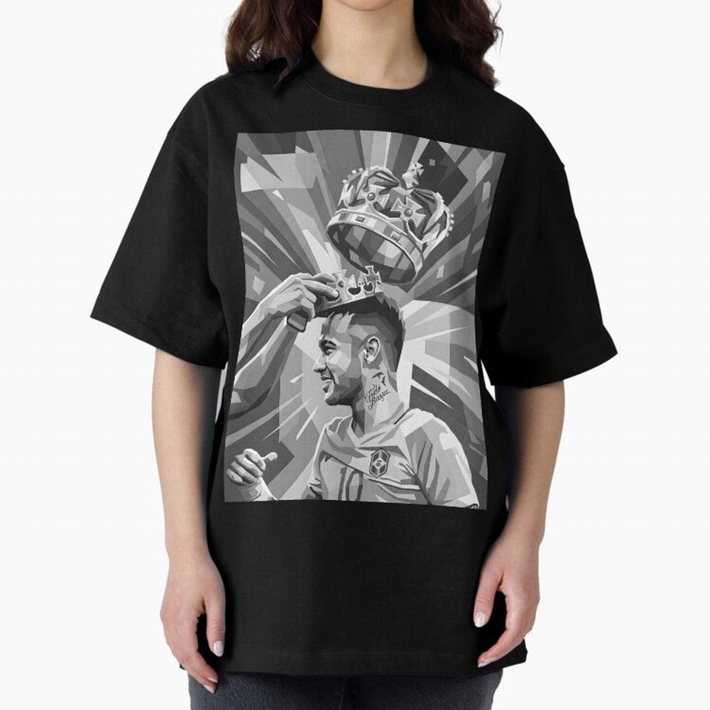 Neymar Grayscale Classic T-Shirt Make Every Kick Count in the FIFA World Cup 2026 Journey through Mbappe Highlights, France Pride, Tournament Hype, Historic Matchups, Family Viewing Parties and Global Sports Pride; Made for Die Hard Supporters,