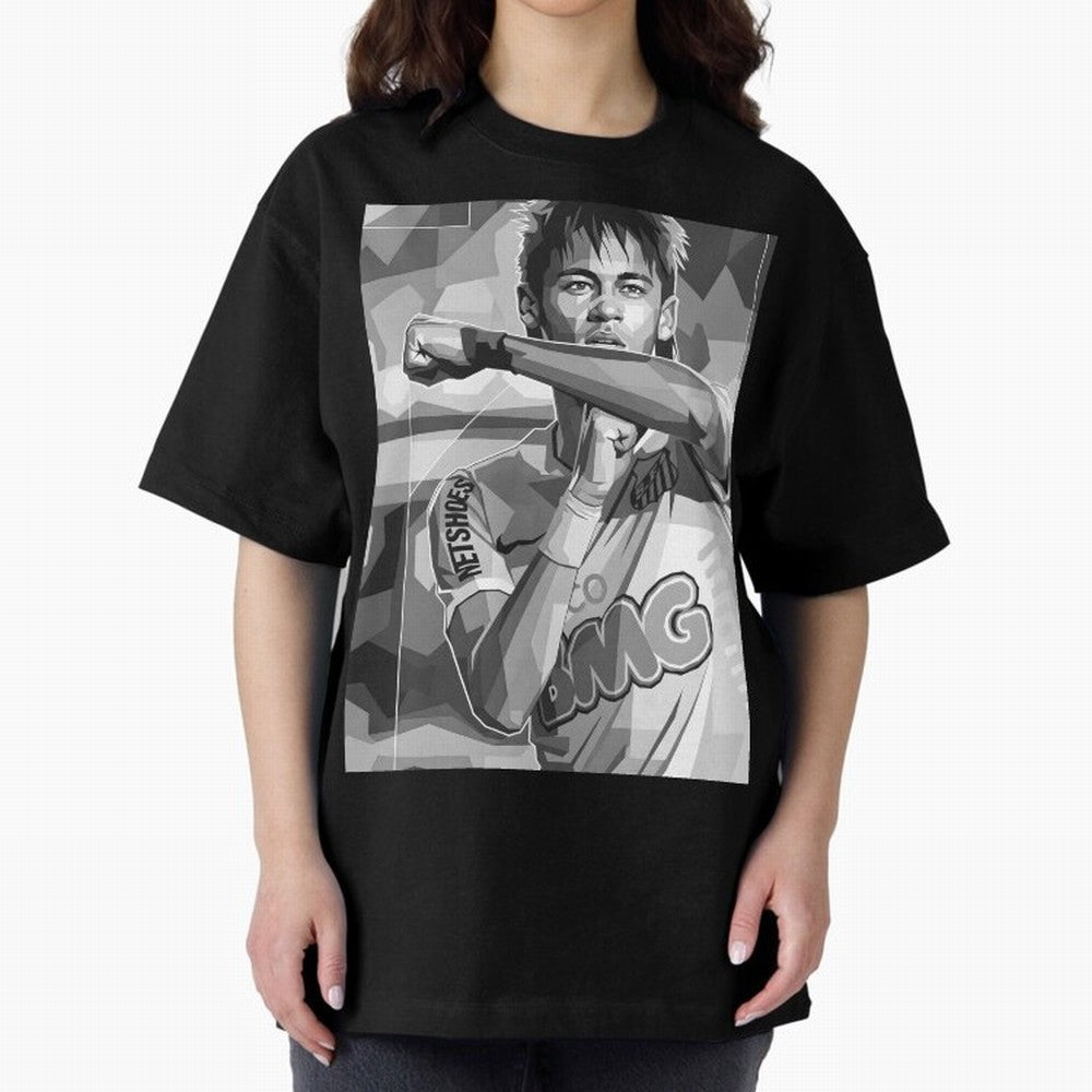 Neymar Grayscale Classic T-Shirt Represent FIFA World Cup 2026 Spirit, Inspired by Spain, Mbappe and Neymar, Match Day Excitement, Supporter Culture, Golden Goals and Global Football Passion; Built for Supporters Chasing Trophy Dreams, Final Match