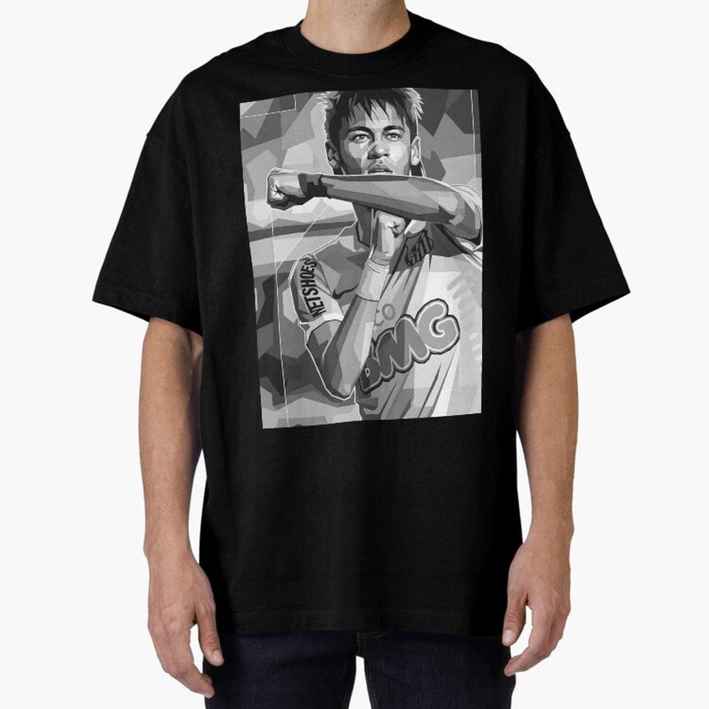 Neymar Grayscale Classic T-Shirt Represent FIFA World Cup 2026 Spirit, Inspired by Spain, Mbappe and Neymar, Match Day Excitement, Supporter Culture, Golden Goals and Global Football Passion; Built for Supporters Chasing Trophy Dreams, Final Match