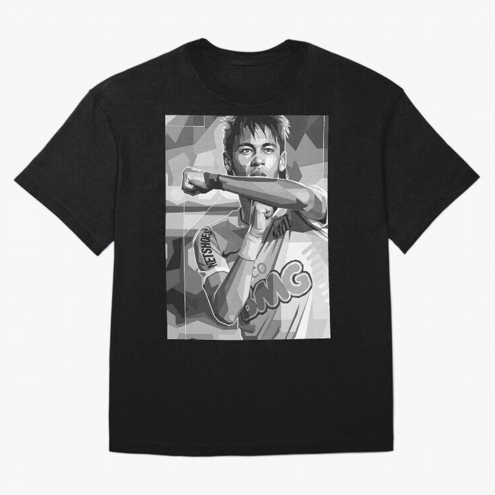 Neymar Grayscale Classic T-Shirt Represent FIFA World Cup 2026 Spirit, Inspired by Spain, Mbappe and Neymar, Match Day Excitement, Supporter Culture, Golden Goals and Global Football Passion; Built for Supporters Chasing Trophy Dreams, Final Match