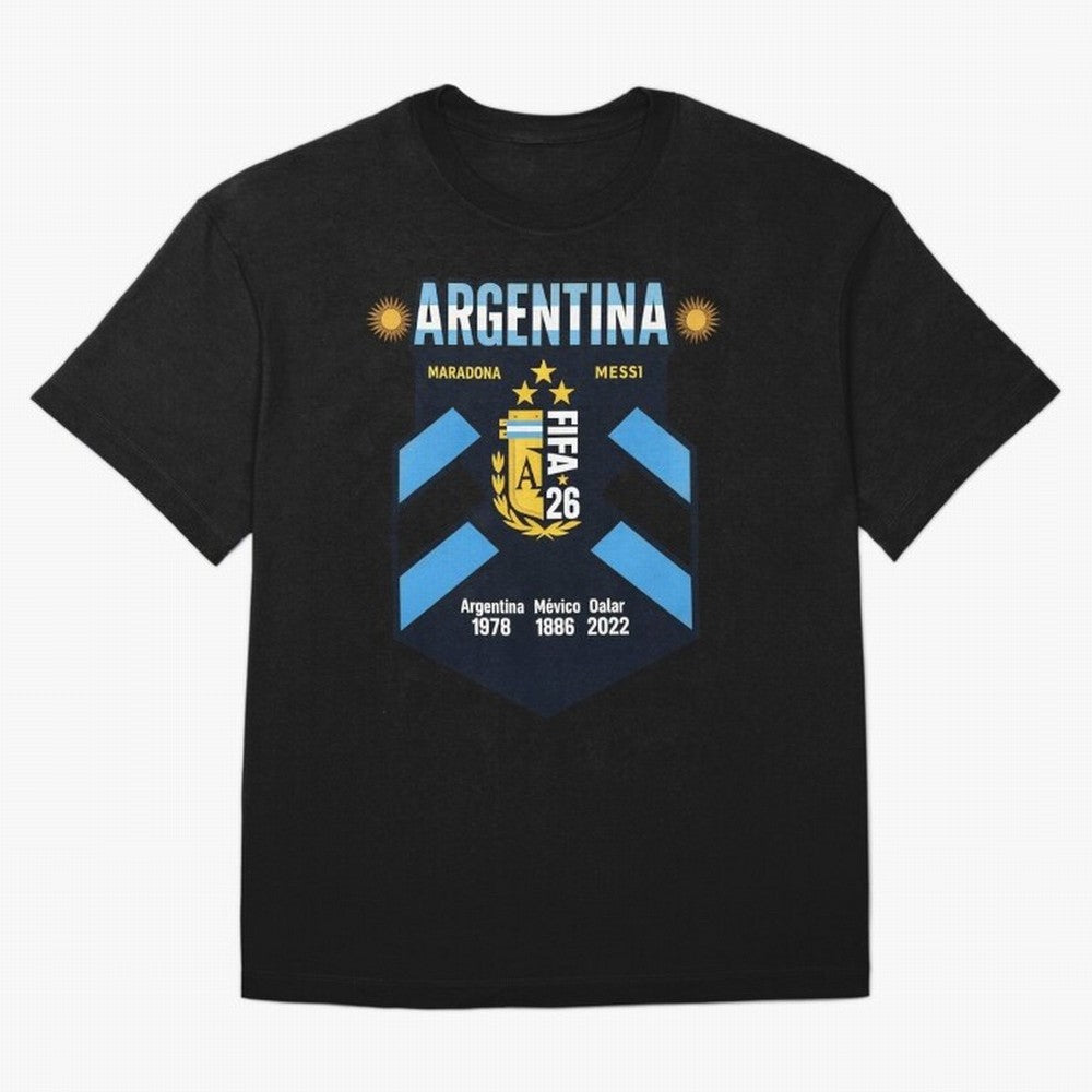 Argentina Football Champions Legacy Badge Design Active T-Shirt Keep Football History Alive during FIFA World Cup 2026 Spirit, Featuring France and Portugal, Messi, CR7 and Mbappe, Soccer Culture, Superstar Moments, National Team Dreams and
