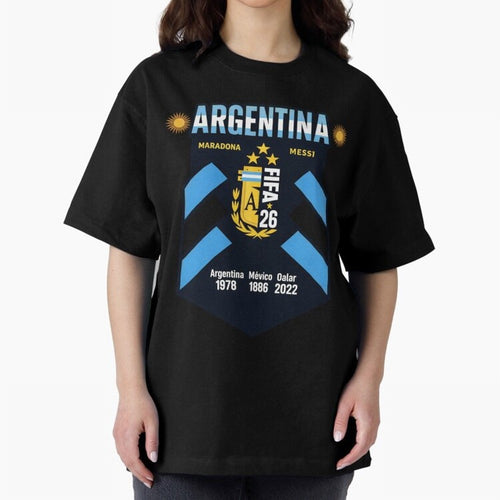 Argentina Football Champions Legacy Badge Design Active T-Shirt Keep Football History Alive during FIFA World Cup 2026 Spirit, Featuring France and Portugal, Messi, CR7 and Mbappe, Soccer Culture, Superstar Moments, National Team Dreams and