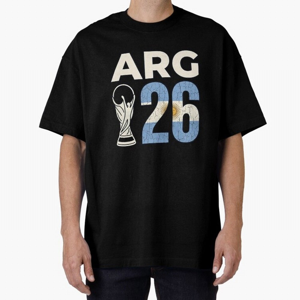 Argentina Football World Cup 2026 - Vintage Arg 26 Flag Design Essential T-Shirt Celebrate Football Dreams Across FIFA World Cup 2026 Group Stage for Fans of Haaland and Mbappe and Brazil, Portugal and Argentina, Bringing Global Supporter Spirit,