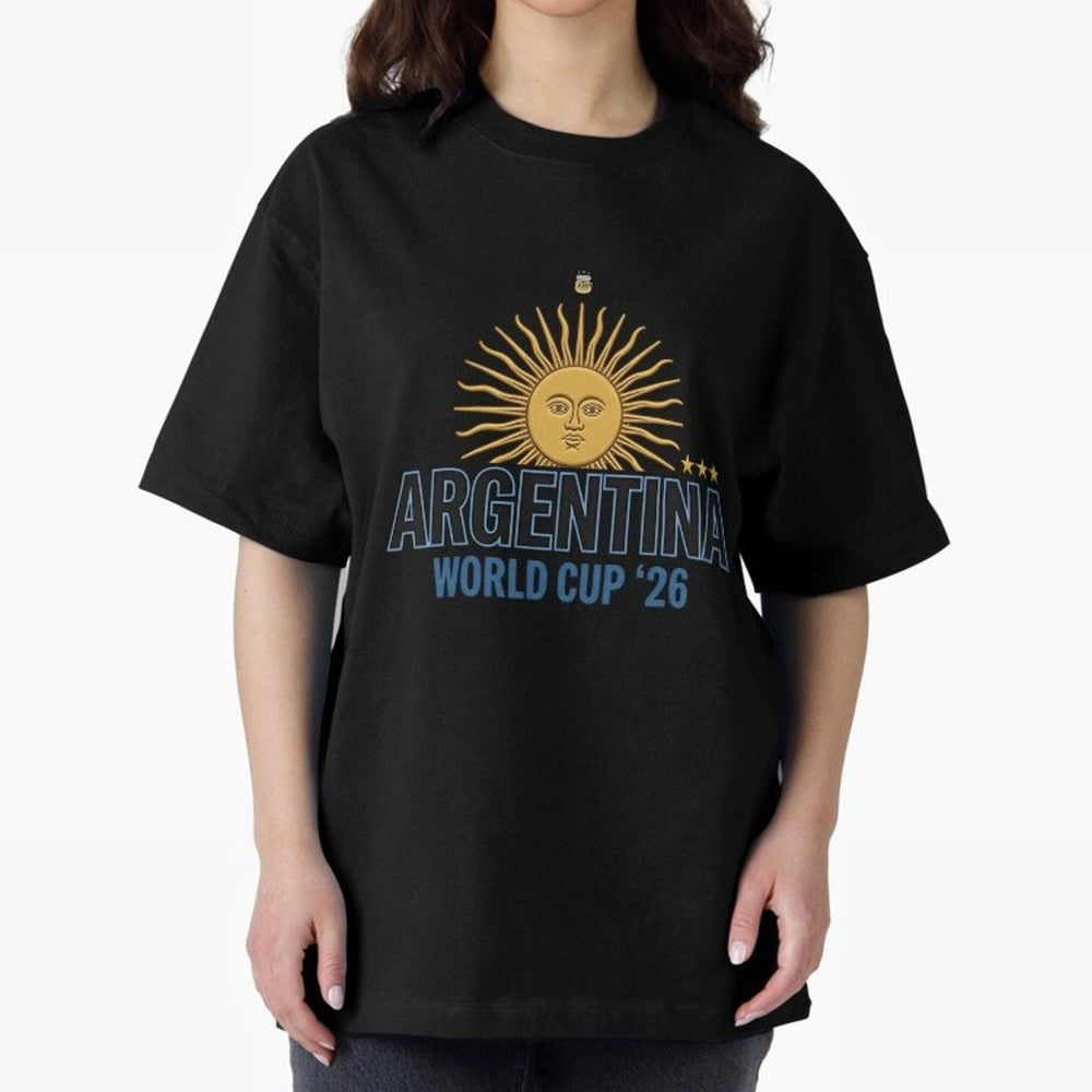 Argentina Football Sun of May - World Cup 2026 Gold Edition Essential T-Shirt Support the Legends of the FIFA World Cup 2026 Group Stage Journey through CR7 Highlights, England, France and Netherlands Pride, Championship Spirit, Famous Goals,