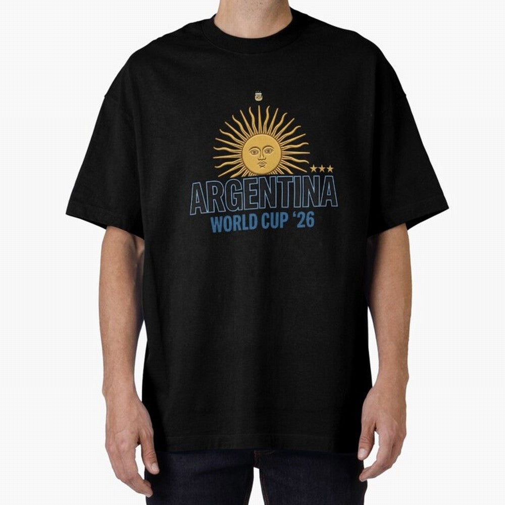 Argentina Football Sun of May - World Cup 2026 Gold Edition Essential T-Shirt Support the Legends of the FIFA World Cup 2026 Group Stage Journey through CR7 Highlights, England, France and Netherlands Pride, Championship Spirit, Famous Goals,