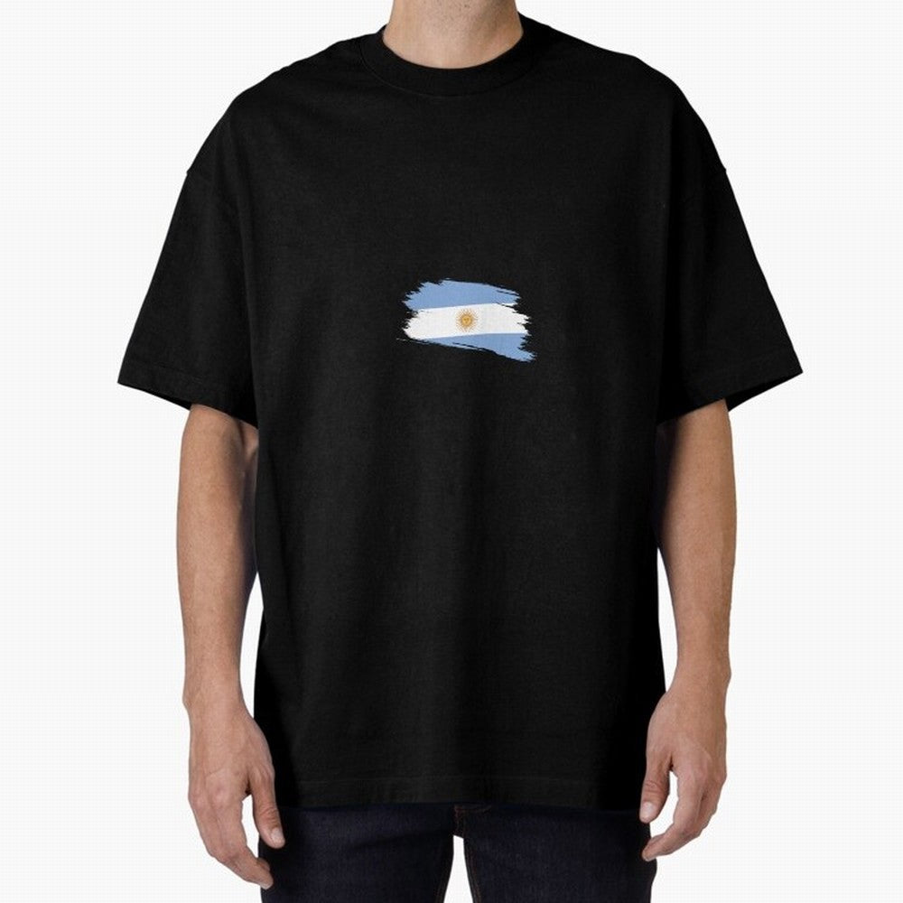 Argentina Oversized T-Shirt Remember Iconic Moments from the FIFA World Cup 2026 Group Stage Journey through Cristiano Ronaldo, Haaland and CR7 Highlights, Brazil Pride, Classic Soccer Heritage, Championship Pressure, Fan Loyalty and International