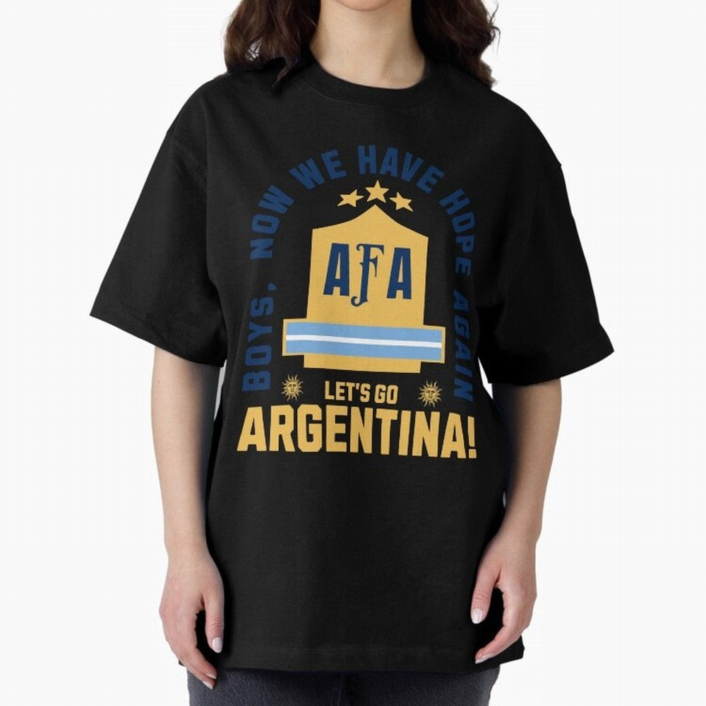 Argentina Soccer 2026 Boys We Have Hope Again Fan Design Classic T-Shirt Follow the Road to the FIFA World Cup 2026 Group Stage Journey through Mbappe Highlights, Argentina and Brazil Pride, Soccer Culture, Superstar Moments, National Team Dreams