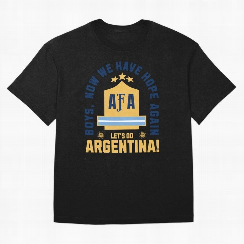 Argentina Soccer 2026 Boys We Have Hope Again Fan Design Classic T-Shirt Follow the Road to the FIFA World Cup 2026 Group Stage Journey through Mbappe Highlights, Argentina and Brazil Pride, Soccer Culture, Superstar Moments, National Team Dreams