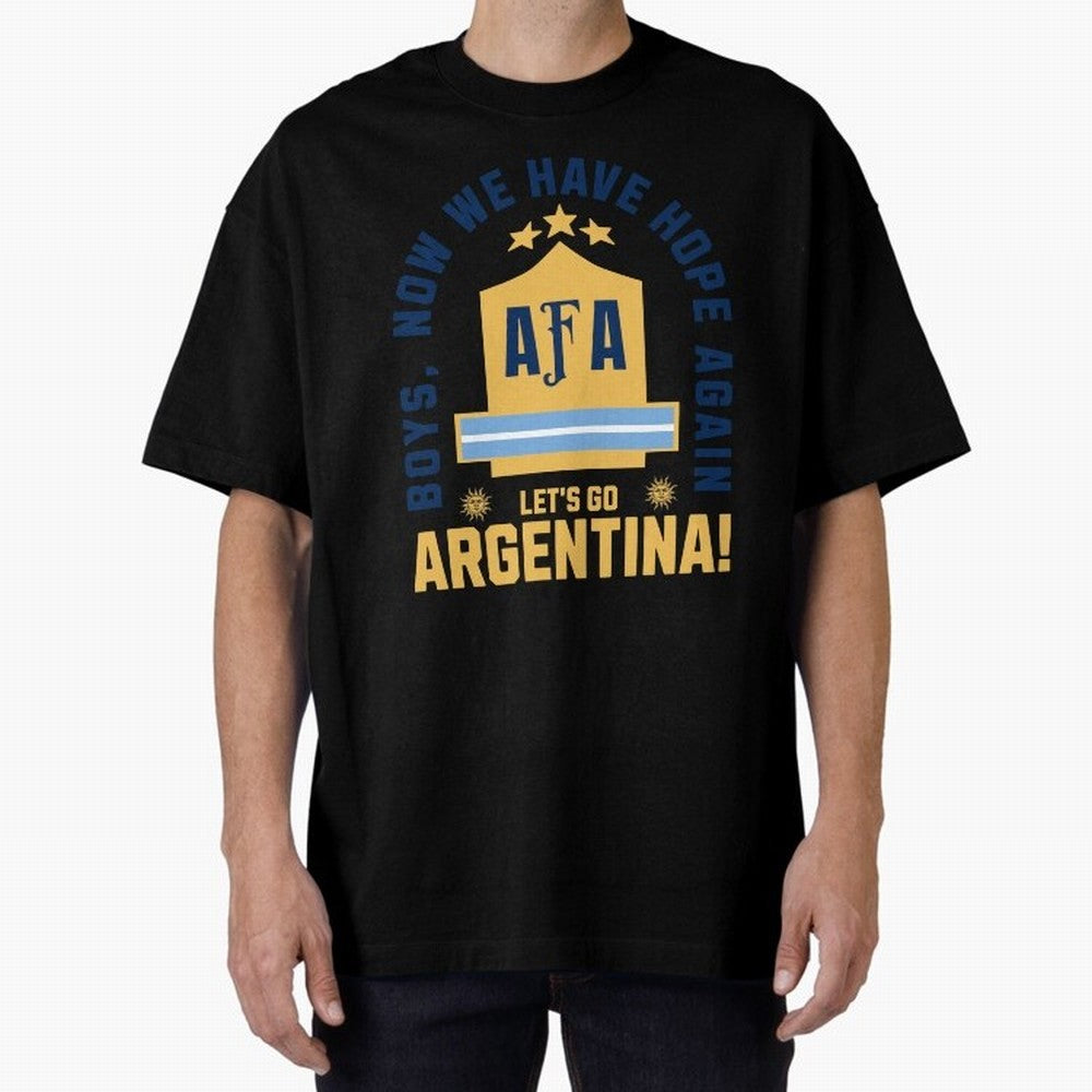 Argentina Soccer 2026 Boys We Have Hope Again Fan Design Classic T-Shirt Follow the Road to the FIFA World Cup 2026 Group Stage Journey through Mbappe Highlights, Argentina and Brazil Pride, Soccer Culture, Superstar Moments, National Team Dreams